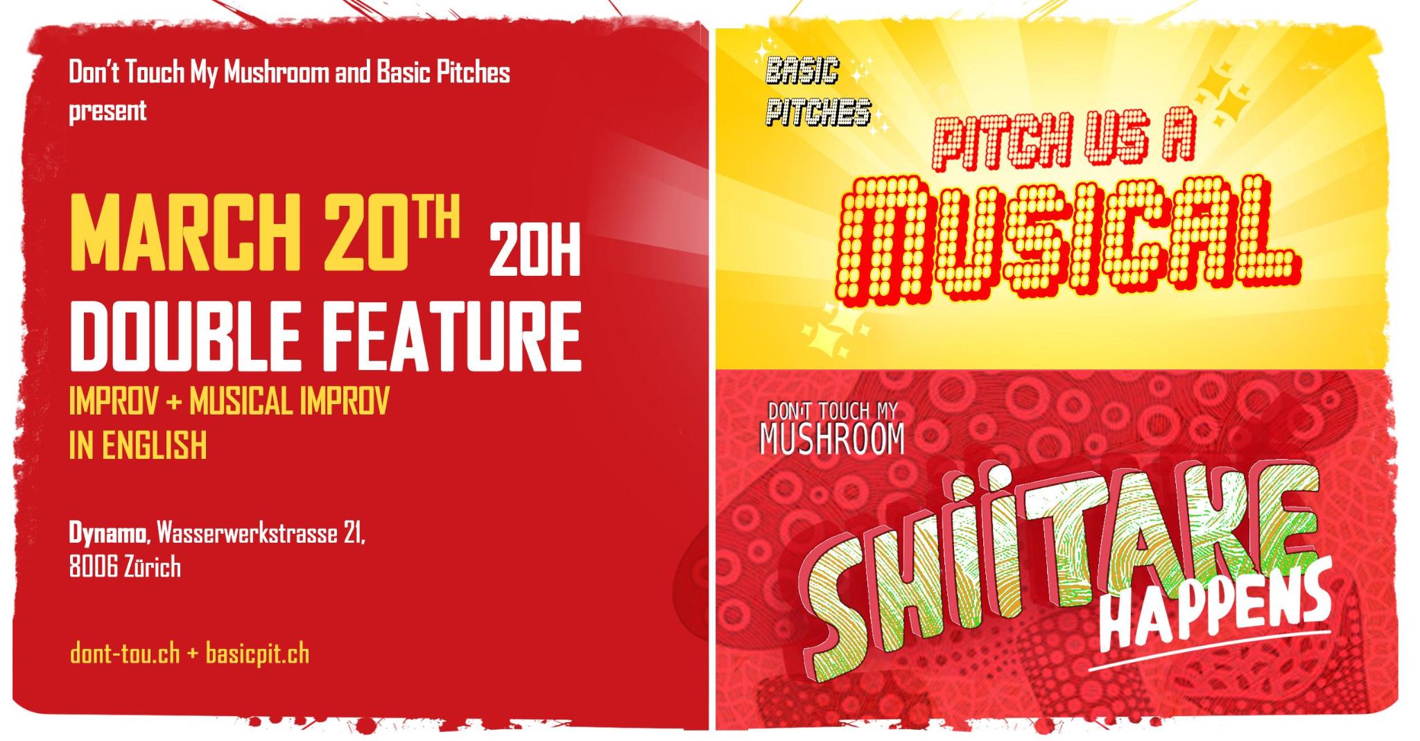 Double feature - Basic Pitches: Pitch us a Musical & DTMM: Shiitake Happens